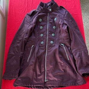 Zella Maroon/Plum Regent Soft Shell Jacket Size S